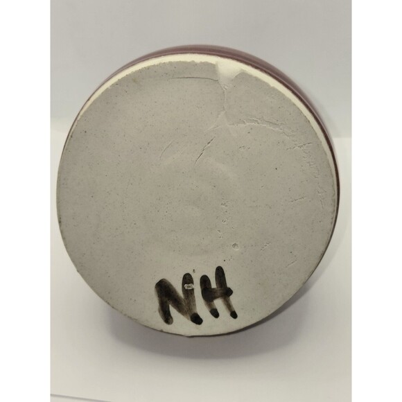 Beautiful Studio Art Pottery Bud Vase with Ox Blood Glaze - Picture 10 of 16